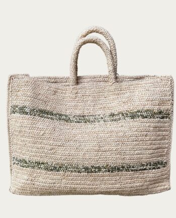 Carole Flettet Tote Bag – Grøn Taske til Hverdagsbrug