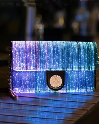 Farverig LED Taske med Blinkende Lys til Festlige Begivenheder