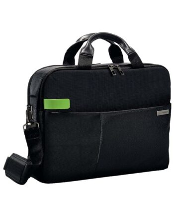 Sort Leitz Laptop Taske med Håndtag og Skulderrem