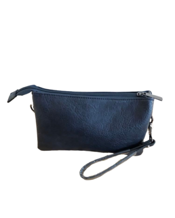 Mørkeblå Clutch Taske fra Paolo Bags - Fantastisk Tilbud!