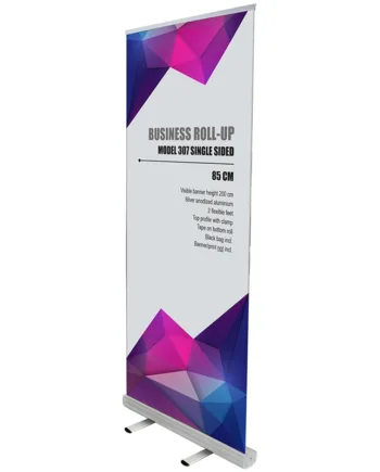 Rød Roll-Up Banner til Events - Uundgåelig Synlighed!