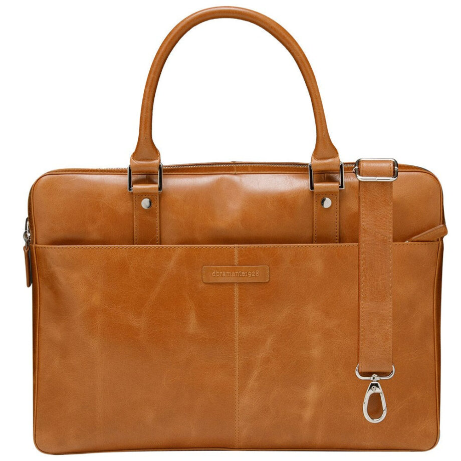 Dbramante1928 Rosenborg Læder Laptop Taske – Tan Elegance