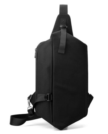 Trendy Sort Wepower Crossbody Taske – Praktisk Valg