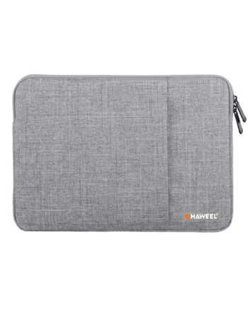 Elegant grå laptop sleeve – stilfuld beskyttelse til din PC!