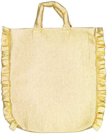 Guld Glitter Shopper Taske - Glamour til Hverdag og Fest!