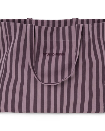 Elegant Lilla Canvas Shopper – Perfekt til Hverdagsbrug
