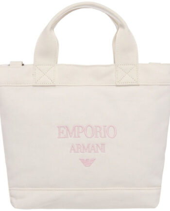 Emporio Armani Hvid Taske – Elegant og Tidløs Stil