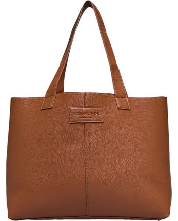 Elegant Vegansk Shopper i Kakao Brun – Bæredygtig Taske