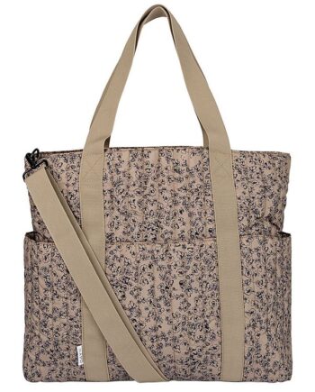 Brun Mini Catch Taske med Farverigt Design – Udsalg!