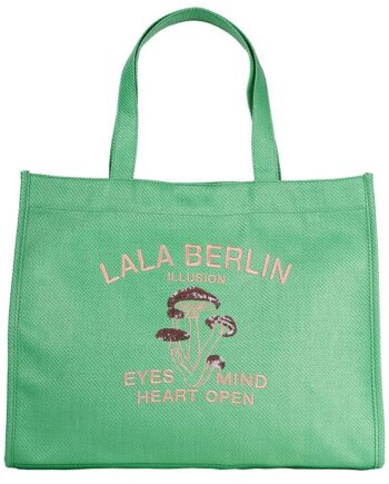 Lala Berlin Mareva Taske i Æblegrøn – Fantastisk Tilbud!