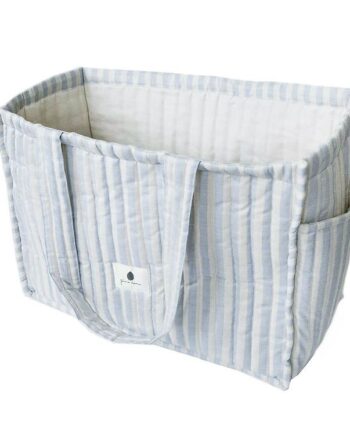 Beige/Blå Pine Cone Shopper - Stilfuld Taske Tilbud!