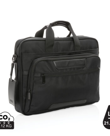 Sort Swiss Peak Aware™ Rpet Voyager Laptop Taske - Reklameartikel