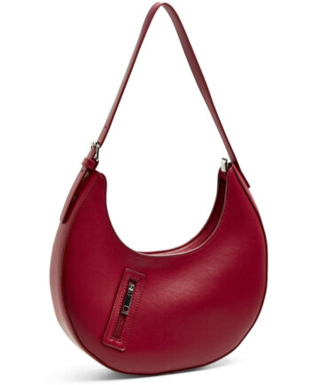 Elegant Rød Lynlåstaske fra Pieces – Must-Have!