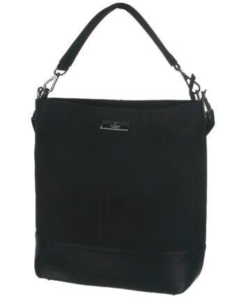 Elegant Sort Rosemunde Taske – Stilfuld og Rummelig Accessory