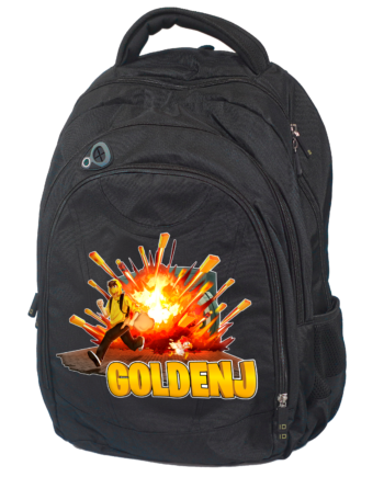 GoldenJ Vault Skoletaske – Unik Guld Design til Skolen!