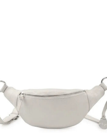 Elegant Hvid Læder Bumbag – Det perfekte accessory til alle lejligheder!