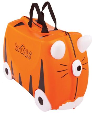 Sjov Orange Trunki Kuffert – Tipu The Tiger til Børn