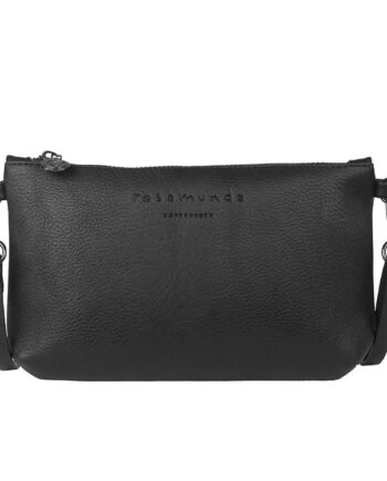 Elegant Sort Rosemunde Clutch til Festlige Anledninger