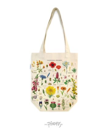 Cavallini Indkøbstaske med Vilde Blomster – Elegant og Praktisk