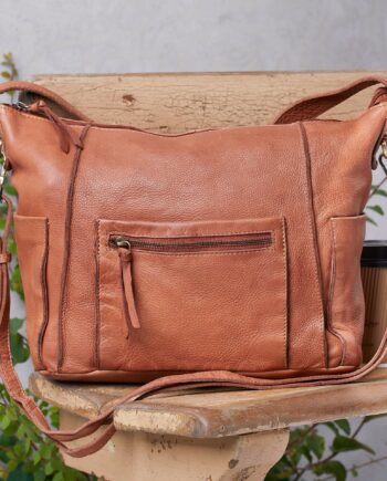 Elegant Læder Crossbody Taske – Stilfuld og Praktisk