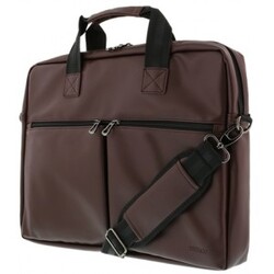 Deltaco Læder Laptop Taske – Elegant Brun Tilbud
