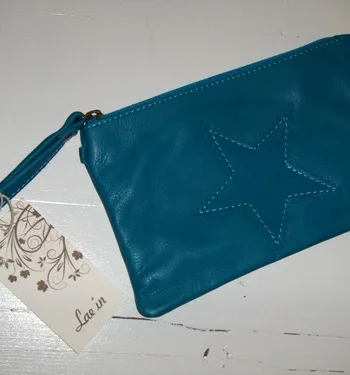 Turkis Skuldertaske med Stjerne – Cat & Co Tilbud!