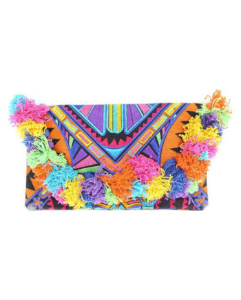Håndlavet Tribal Clutch – Unik Taske fra Ethnic Lanna
