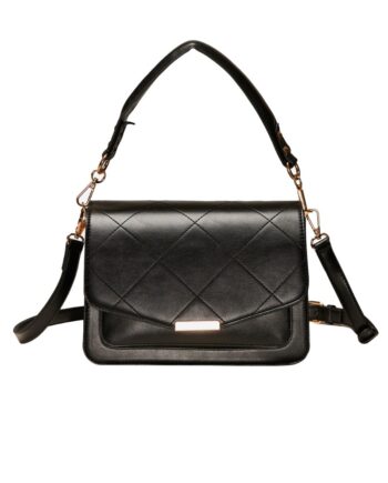 Noella Blanca Multi Compartment Taske – Sort Læderlook