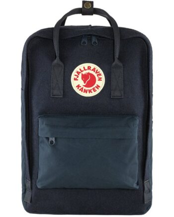 Fjällräven Kånken Uld Laptop Rygsæk – Sort Tilbud!