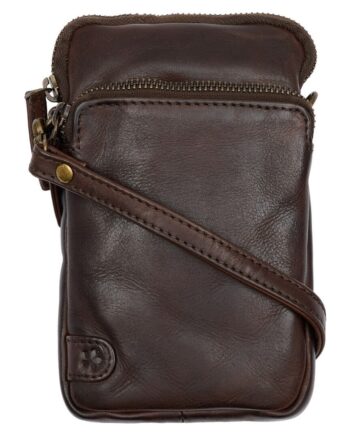 Elegant Brun Mobilhåndtaske fra Tim & Simonsen – Stilfuld!