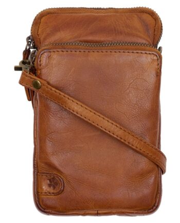 Cognac Tim & Simonsen Wanda Mobil Hanger Taske - Black Friday!