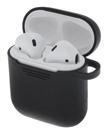 Elegant sort silikone etui til Apple Airpods - Beskyttelse & Stil