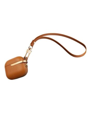 Moshi Pebbo Luxe – Elegant AirPods 3 taske, Karamel