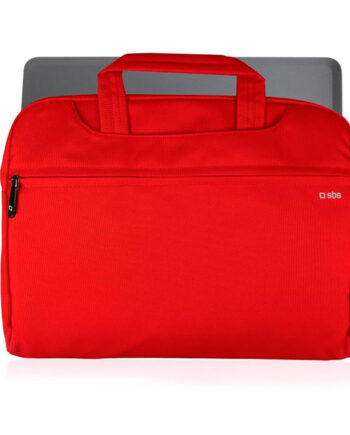 SBS Handle Lux Rød Laptop Taske – Elegant Beskyttelse