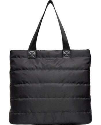 Elegant Sort Rosemunde Shopper i Sølv – Fantastisk Tilbud!