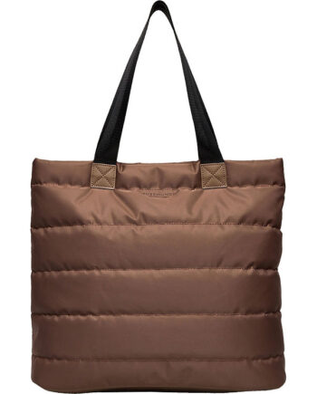 Elegant Brun Rosemunde Shopper med Guld Detaljer