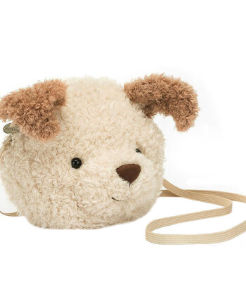 Beige/Brown Jellycat Little Pup Taske – Fantastisk Tilbud!