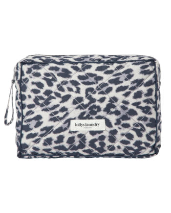 Elegant toilettaske med leopardprint fra Lollys Laundry