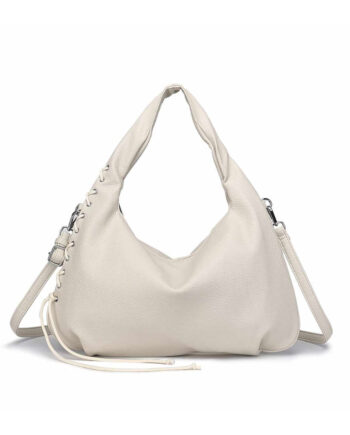 Elegant Ivory Noella Peony Hobo Taske til Fest og Hverdag
