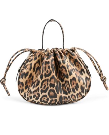 Stilfuld Leopardprint Taske - Balloon Black Leo på tilbud!