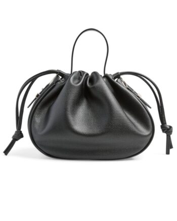Stilfuld Sort Balloon Taske fra Pieces - Praktisk Elegance