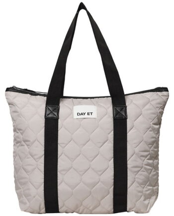 Elegant Beige/Grå Day Shopper Taske til Hverdag