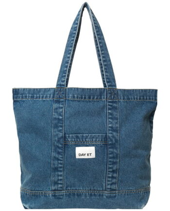 Blå Denim Shopper – Den Ideelle Taske til Hverdagen!