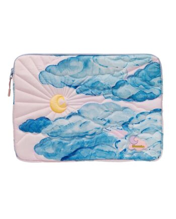 Multifarvet Maanesten Taske Computer Sleeve Ampquot Moonshine Rose Blue Rose - Maanesten Tasker  - 5713581003302