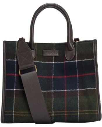 Barbour Barrhill Tote Taske i Tartan – Elegant og Praktisk
