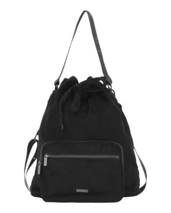 Sort Corduroy Bucket Taske - Fantastisk Dag Tilbud!