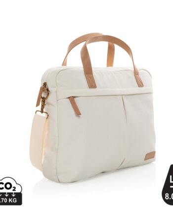 Bæredygtig Off White Laptop Taske - Stilfuld Reklameartikel