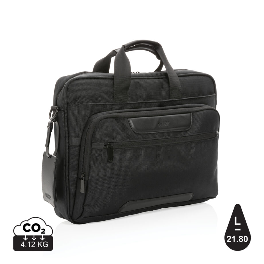 Sort Swiss Peak Awareamptrade Rpet Voyager Ampquot Laptop Taske - Swiss Peak Tasker