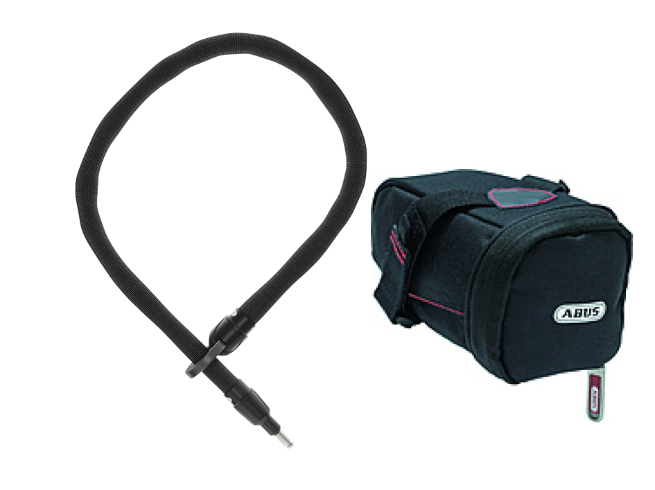 Sort Abus Kæde Ivy Til Ringlås Taske 6ks 100 Black St5950 - Abus Tasker - 4003318690556