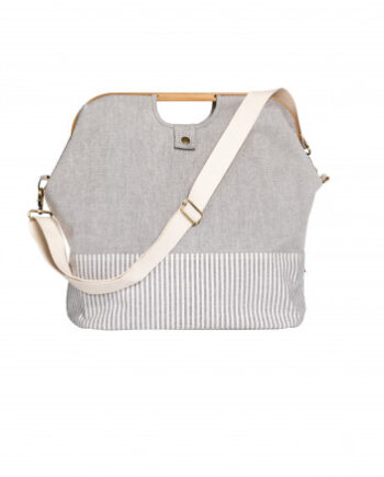 Prym Taske Weekendtaske Canvas Bambus Grå 5x25x45cm - Prym Tasker  - 4002276125605